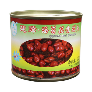 建峰海苔花生米罐头宁波特产美味浒苔苔条苔菜花生米下酒菜小零食