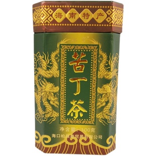 2025年大叶苦丁茶100g罐装海南绿茶新茶叶凉茶包夏季泡水喝的东西