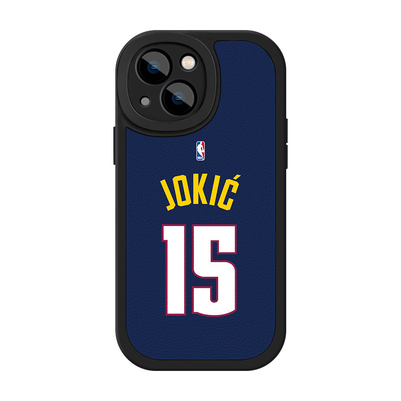 NBA球衣号手机壳适用苹果1514iPhone13科比12nimi库里11promax詹姆斯678plus乔丹艾弗森XS