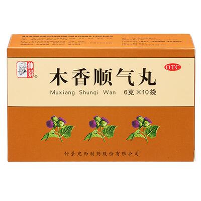 【自营】[仲景]木香顺气丸60mg*100丸*10袋/盒