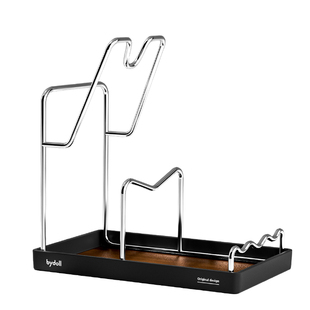 厨房锅盖架台面多功能锅铲勺子收纳架锅盖放置器置物架子2025新款