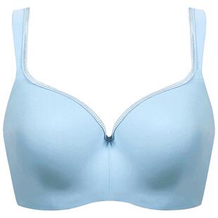 倾慕艺生大码无痕聚拢内衣女胖mm防下垂收副乳全罩杯薄款文胸上托