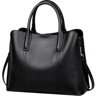 手提包女大容量头层牛皮大包2026新款真皮包包通勤托特包妈妈包