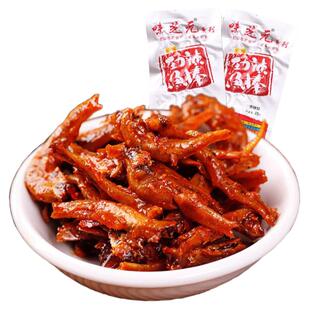 湖南味芝元劲辣鱼棒小鱼香辣味之源麻辣毛毛鱼小包鱼干即食零食