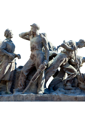 玻璃钢人物雕塑文化户外