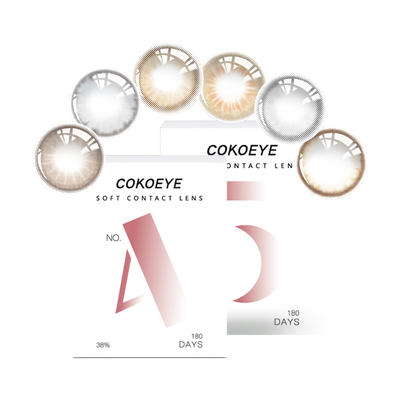 cokoeye珂珂爱美瞳半年抛女自然直径彩色隐形眼镜旗舰店官网正品