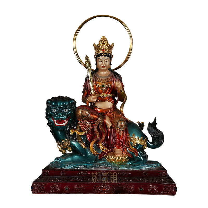 纯铜华严三圣佛像家用寺庙供奉