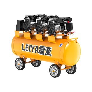 空压机无油气泵小型220v工业级静音空气压缩机木工专用高压打气泵