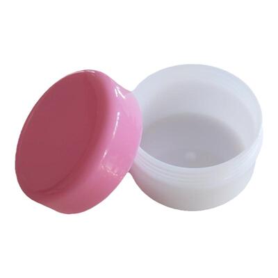 20克面霜化妆品分装盒样品瓶空塑料瓶子小瓶膏乳液软膏盒白底