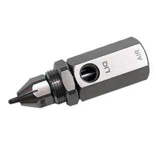 不锈钢超声波空气雾化喷嘴 2分螺纹矿山仰尘干雾气管接头汽车喷头