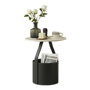 边几可移动床头柜沙发边柜户型手拎客厅铁艺家用创意奶油风小茶几