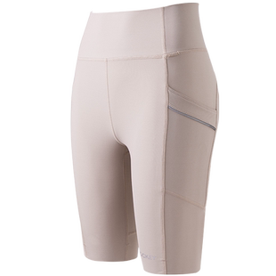 jockey女士瑜伽裤夏季收腹提臀塑身运动裤高腰薄款无痕女装五分裤