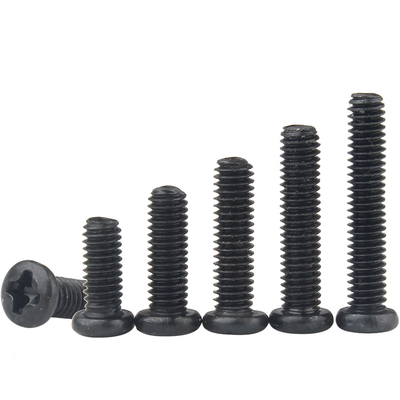 铁黑十字薄头机丝机螺钉