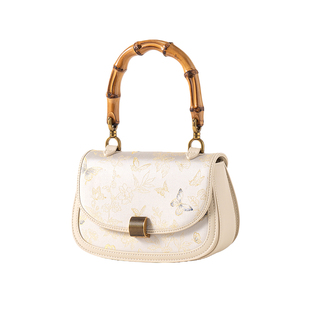 2025新款名家李德喜宋锦桑蚕丝国风单肩斜挎竹节包送长辈妈妈礼物