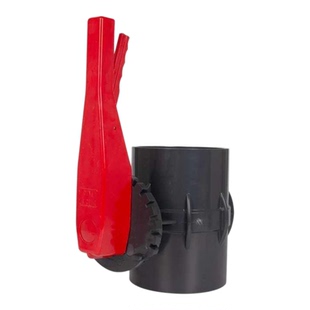 pcv水管阀门蝶阀开关110pvc塑料阀门法兰止水闸阀涡轮阀160/90/75