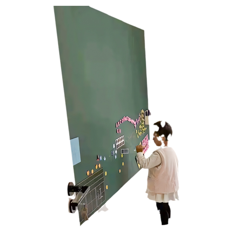 易教家用磁吸双层黑板