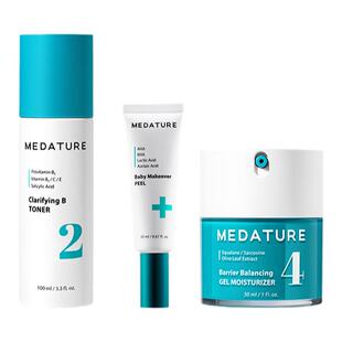 Medature褒曼色修霜精粹水多酸精华控油祛痘修护方案套组