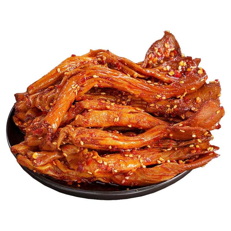湖南特产!0添加鲜卤香辣鸭脆肠