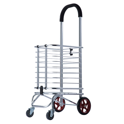 购物车买菜车可折叠铝合金手拉杆