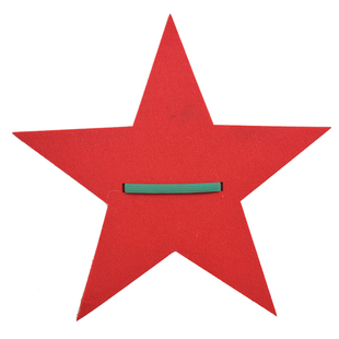 六一表演儿童节舞蹈道具五角星红色合唱比赛演出反光星星手拿红星