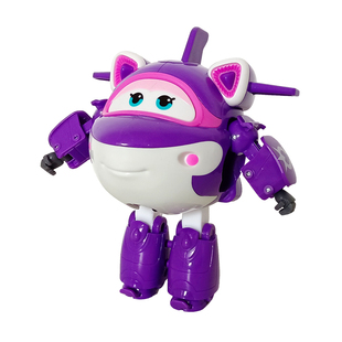 奥迪双钻超级飞侠大号变形机器人贝警员雪儿米克圆圆奇奇儿童玩具