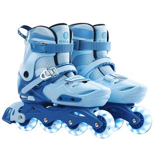 儿童轮滑鞋6一12岁溜冰鞋男童女童初学者旱冰滑冰鞋专业一体刀架