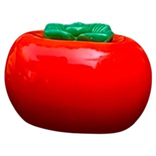 新年好事发生汽车摆件中控台个性卡通柿子花生车载显示屏幕装饰贴