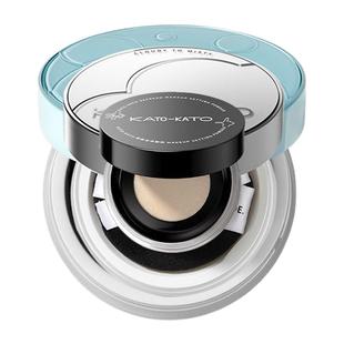 KATO散粉定妆蜜粉饼扑刷新控多云转雾油干皮喷雾大盒旗舰正品樱桃
