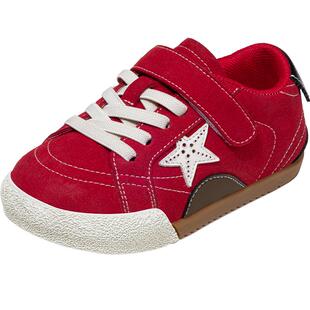 英贝米尼宝宝鞋2026年新春款软底防滑学步男童运动鞋休闲板鞋女童