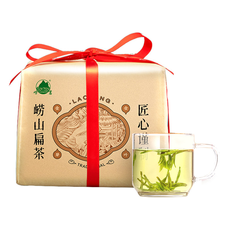 崂茗崂山绿茶扁茶春茶