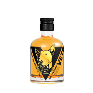 苏格兰威士忌100ml进口牛头梗VETO洋酒小瓶调酒基酒 1瓶装
