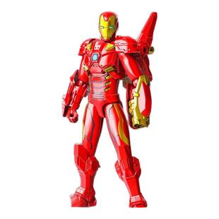 正版漫威蜘蛛侠钢铁侠积木手办玩具男孩生日礼物拼装模型积木人