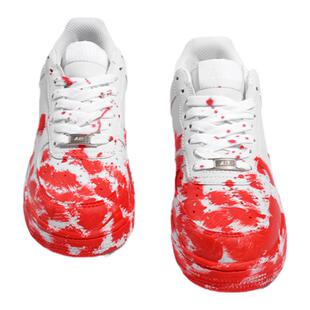 莆田AF1空军-一号男案发现场泼墨低帮厚底情侣休闲运动板鞋男女鞋