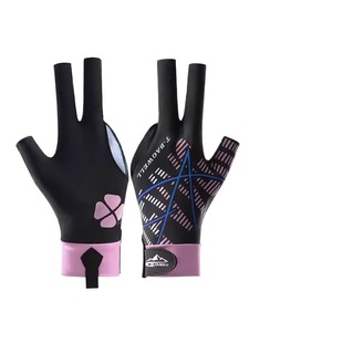 台球手套专用职业三指男薄款女士高颜值左手半指防滑比赛桌球手套