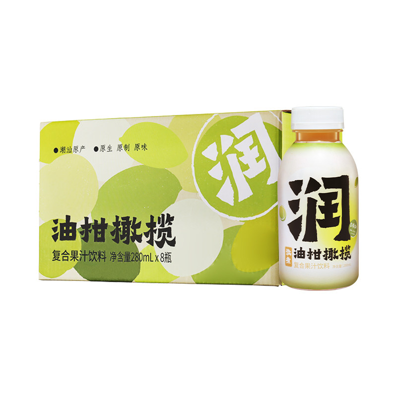 低糖0脂0防腐油柑橄榄汁8瓶礼盒