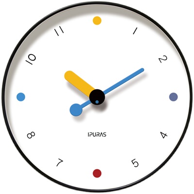 挂钟易普拉简约时钟静音扫秒