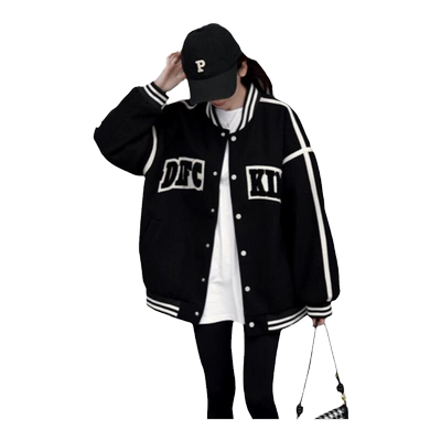 （小二推荐）棒球服外套女休闲款