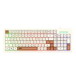 宏碁acer键盘鼠标套装台式电脑有线机械手感静音电竞游戏专用键鼠