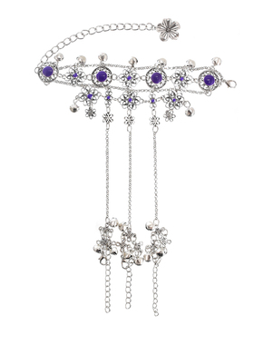 紫霞仙子同款手链铃铛戒指一体