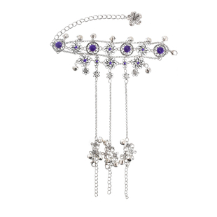 紫霞仙子同款手链铃铛戒指一体大话西游采耳风铃摆件复古跳舞手链