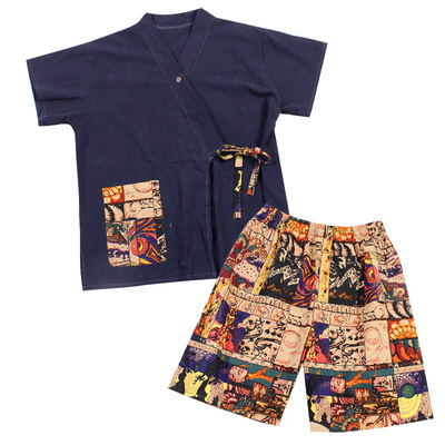 纯棉汗蒸服男女款高档大码