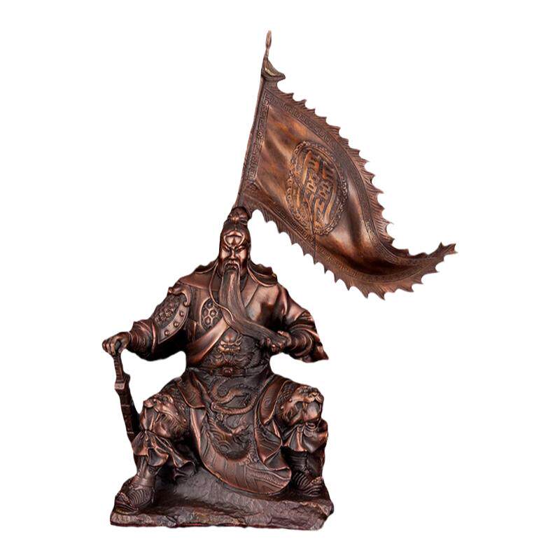 摆件办公室关羽看书装饰品