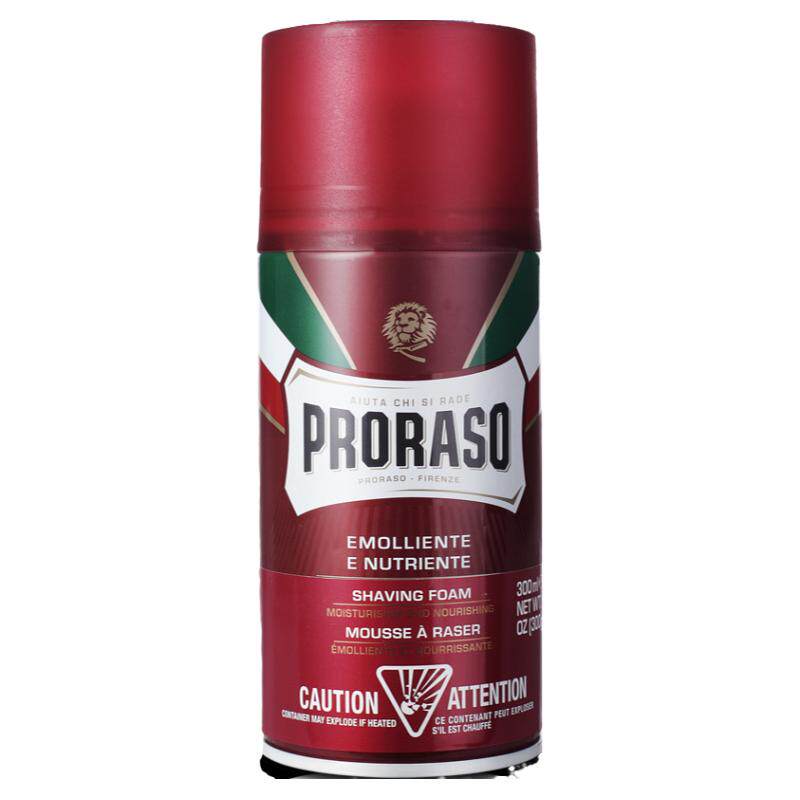 Proraso博拉索檀香乳木剃须泡沫男士刮胡啫喱剃须膏软化胡须300ML