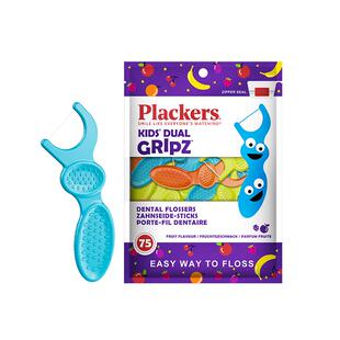 进口Plackers儿童牙线专用超细水果味牙签线宝宝牙线棒官方旗舰店