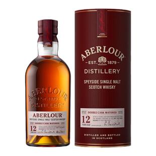 亚伯乐高地单一麦芽苏格兰威士忌12年双桶陈酿700ml进口洋酒