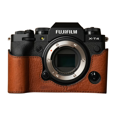 Mrstone适用富士XT4真皮保护套