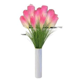 芦苇草仿真花客厅电视柜干花落地摆设直播间花艺绿植假花不掉毛