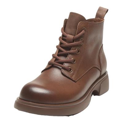 复古真皮洋气质感马丁靴送运费险