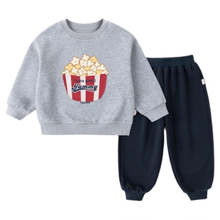 嘟嘟家男童套装春季儿童卫衣裤子女童春装上衣长裤宝宝童装春款潮