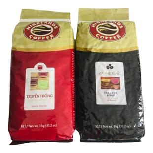 越南代购HIGHLANDS COFFEE高地咖啡粉咖啡豆滴漏香浓黑咖啡1KG
